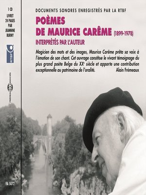 cover image of Poèmes de Maurice Carême